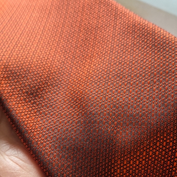 TED LAOIDUS PARIS RUSTY ORANGE Tie Luxurious Accessory - Picture 6 of 9